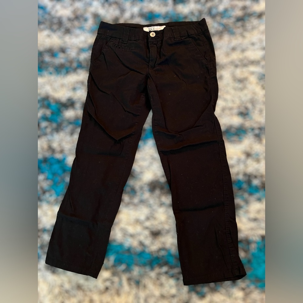 BKE Bryn Capri low rise cotton blend pants size 27